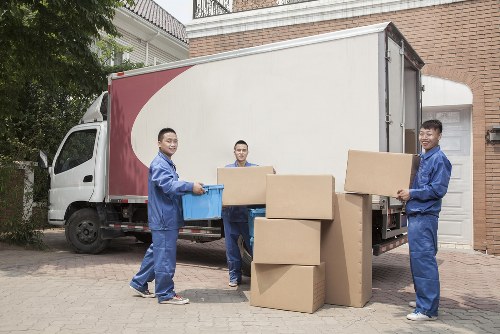 Boxes prepared for flats and period properties in South Kensington
