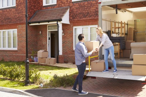 Removals team planning a move in South Kensington