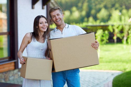 Professional pick-up of bulky household furniture in South Kensington