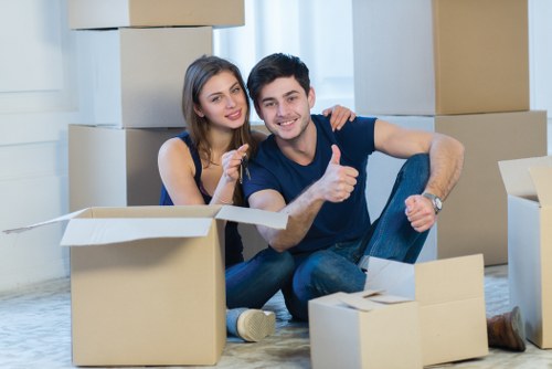 Commercial removal truck hire for office transport in South Kensington