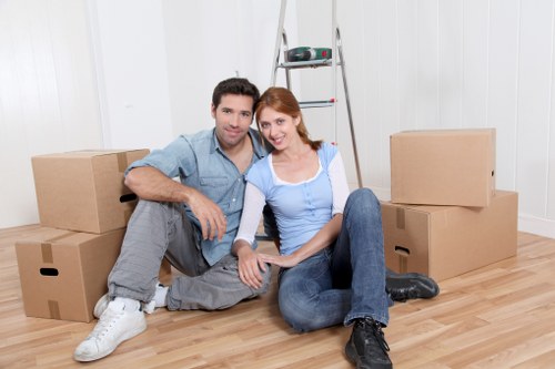 Careful moving of furniture with van in South Kensington