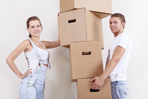 Careful handling of household furniture during a local move